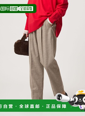 1h可退 日本直邮green label relaxing 女装 宽松萨克森呢锥形裤