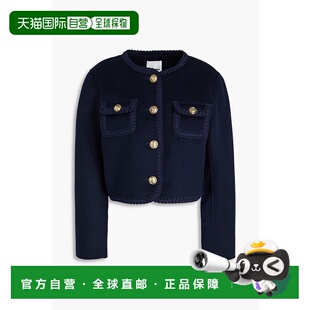 1h可退 香港直邮Sandro 女士 羊毛毡夹克 SFPVE01073MARINE外套
