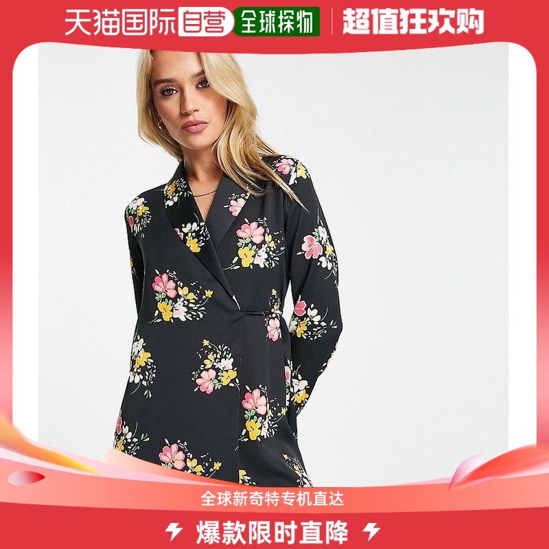 香港直邮潮奢 river island 女士“River Island” 花朵迷你衬衫( 女装/女士精品 连衣裙 原图主图