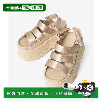 日本直邮UGG PLATFORM SANDALS厚底凉鞋 GOLDEN RISE 女士鞋 [UG1