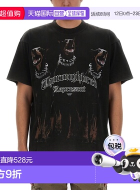 1h可退 香港直邮Represent 男士 棉质水手领T恤 MLM41135003