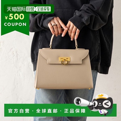 日本直邮CARBOTTI Ivana Brown 女士手提包单肩包 P443 灰褐色