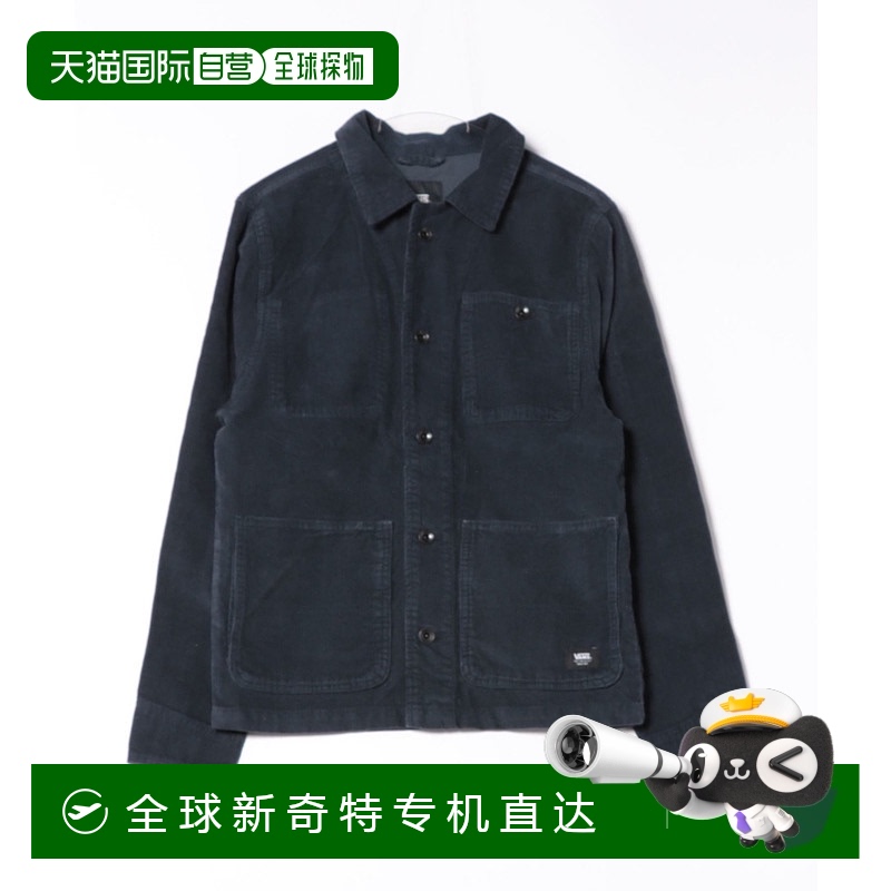 1h可退 日本直邮VANS 男女同款 经典灯芯绒夹克 直插口袋 左侧织
