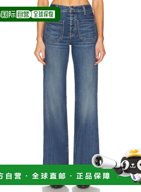 1h可退 香港直邮NILI LOTAN 女士 Florence 喇叭型牛仔裤 10196W4