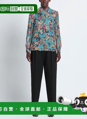 1h可退 香港直邮潮奢 Liu Jo 女士 Blouses 花朵衬衫 blue蓝色 舒