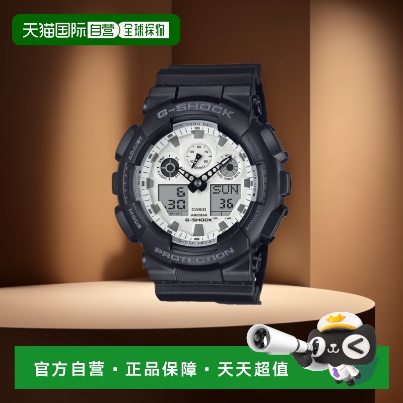【日本直邮】G Shock卡西欧 男士手表 黑色 GA-100WD-1AJF腕表