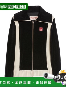 香港直邮VALENTINO 男士针织毛衣 VMF28VARA0NO CO 黑色 长袖拉链