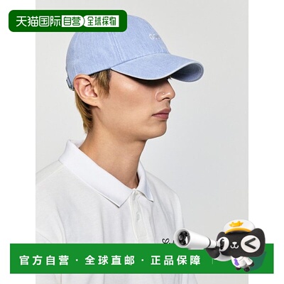 韩国直邮GOALSTUDIO 球门刺绣牛仔球帽-天蓝色