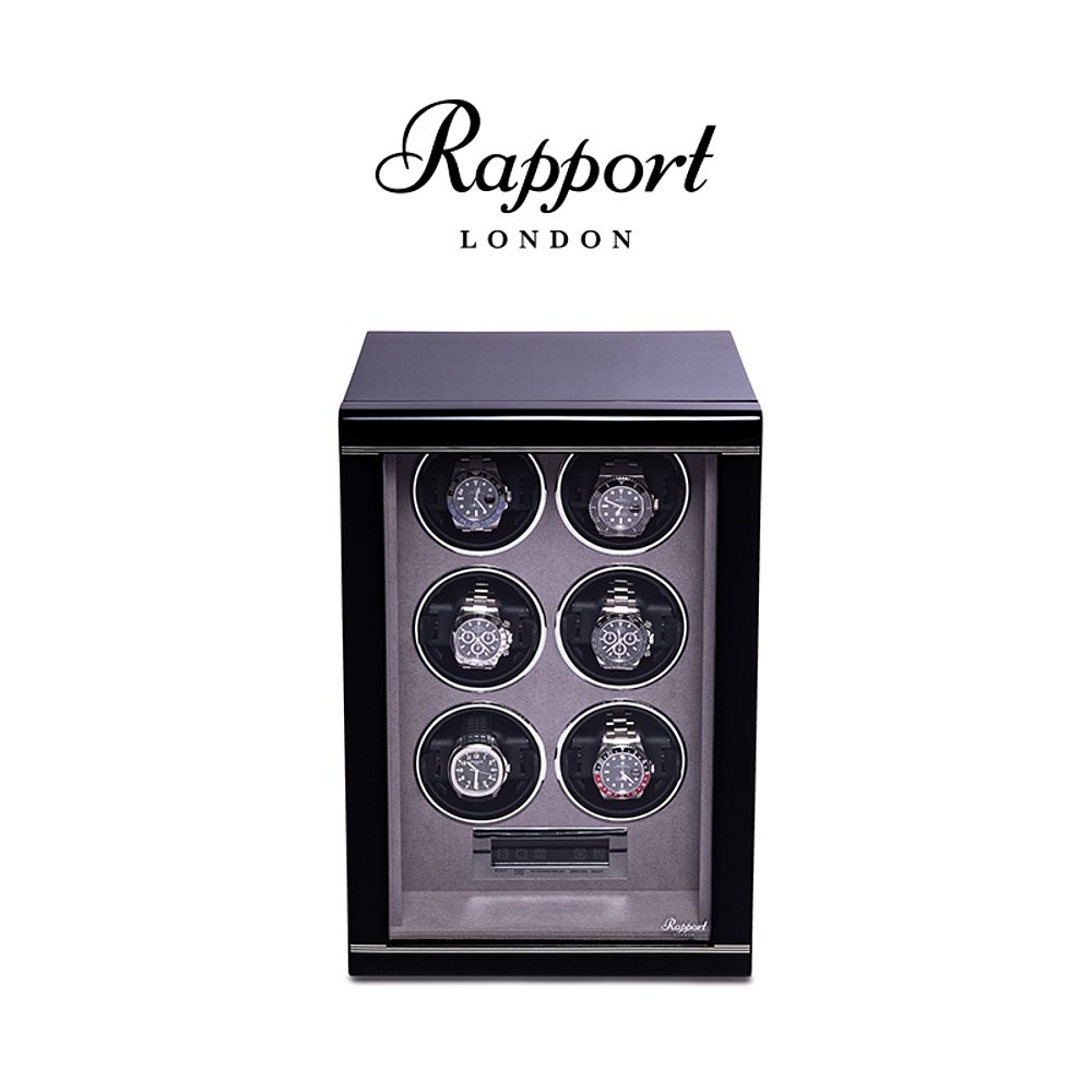 Rapport英国摇表器Formula立式实木机械表转表器防磁自动晃表器