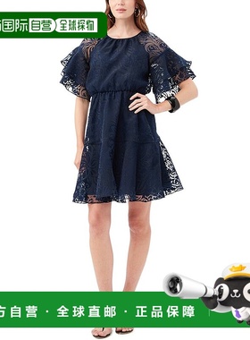 自营 Trina Turk Ferry Dress - blue 美国奥莱直发连衣裙