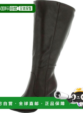 自营Style & Co. Addyy Wide-Calf Tall Knee High Boots Chocola