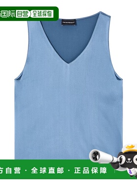 香港直邮Emporio Armani 丝缎V领吊带背心上衣 EW002199AF17300