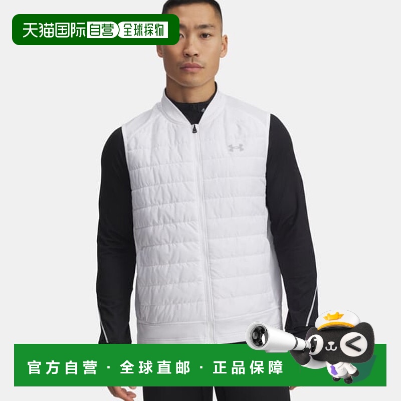 韩国直邮UNDER ARMOUR 1380870-100 White 男士 UA Launch Insula