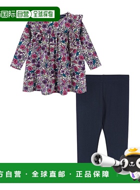 自营Andy & Evan 连衣裙套装（配头带）-蓝色 美国奥莱直发