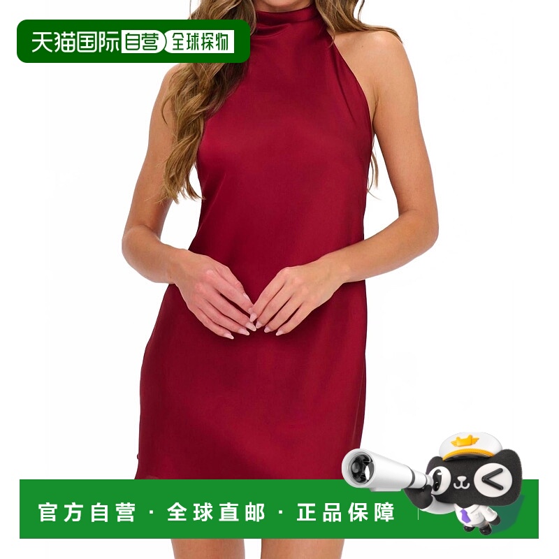 自营show me your mumuLisa蔓越莓迷你连衣裙 美国奥莱直发