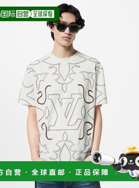 自营Louis Vuitton Ready-To-Wear 男士棉质刺绣T恤