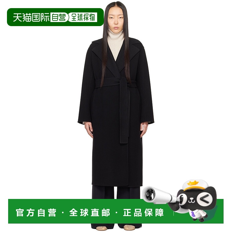 香港直邮潮奢 The Row 女士 黑色 Malika 大衣 5210W1911羊绒羊毛