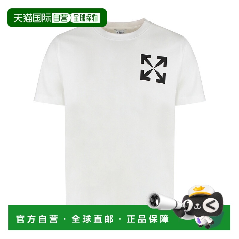1h可退 香港直邮OFF-WHITE 男士T恤 44MAA027G5J00G0110 AW2024
