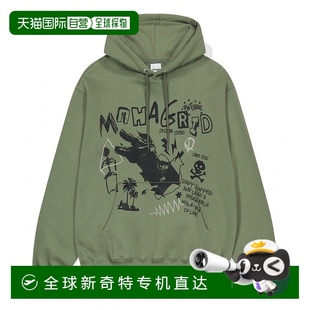 卡其色连帽衫 1小时内可退 THERE 韩国直邮MAHAGRID MG2DFMM41