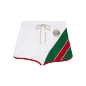 Gucci 688613XJD6C 双G贴饰休闲短裤