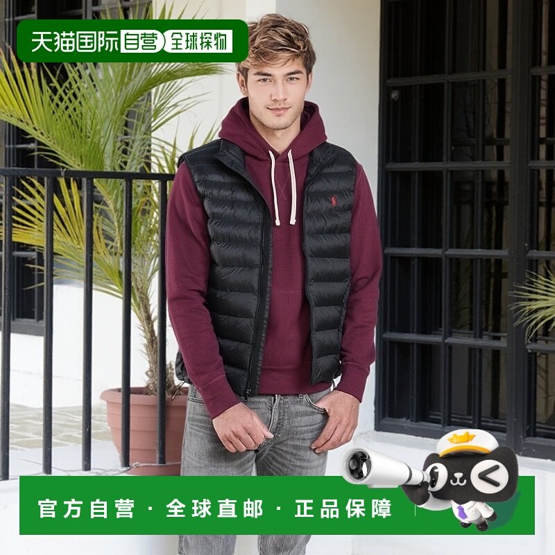 欧洲直邮Polo Ralph Lauren 拉夫劳伦 男士 PEROLINA 羽绒服 黑色