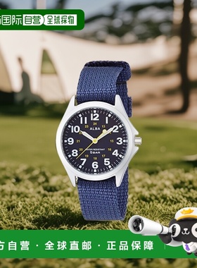 【日本直邮】ALBA精工手表男石英时针和分针Rumi男士运动AQPK402