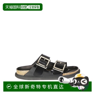 黑色 凉鞋 美国奥莱直发 birkenstock双带黑色拖鞋 自营
