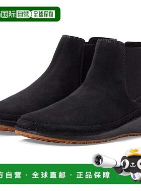 自营Women's Chaco Paonia JCH109576 Boots Black Suede Ankle C