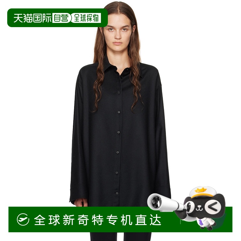 香港直邮潮奢 The Row 女士 黑色 Caroline 衬衫 5927W2107