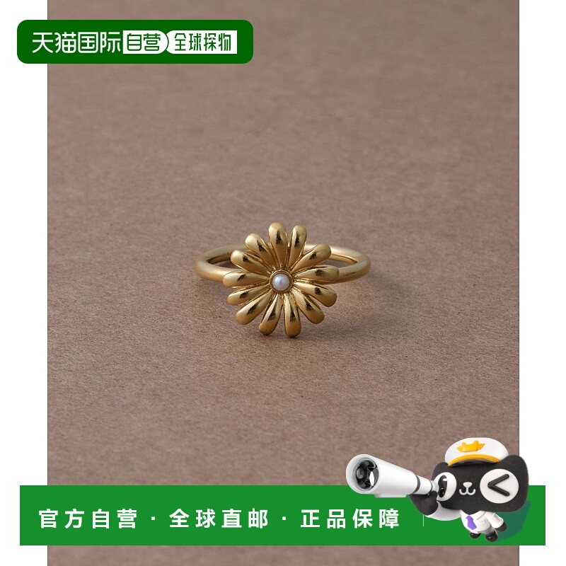 1h可退 日本直邮ete bijoux 珍珠玛格丽特花环戒指 802024