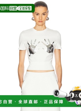 1h可退 香港直邮潮奢 AREA 女士 Handprint T恤 FW24AWTS0015FA01