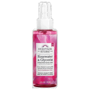 香港直邮Heritage Store补水面部喷雾玫瑰水和甘油细腻温和118ml