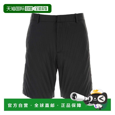 1h可退 香港直邮valentino 华伦天奴 男士 褶皱百慕大短裤 2V0RDC