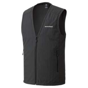 1h可退 日本直邮montbell V领马甲男士轻便舒适防风户外1103303