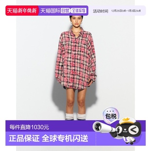 DIRTYWASHING 韩国直邮ASIF CA23CSH005PK 女士女衬衫 OVERFIT CALIE