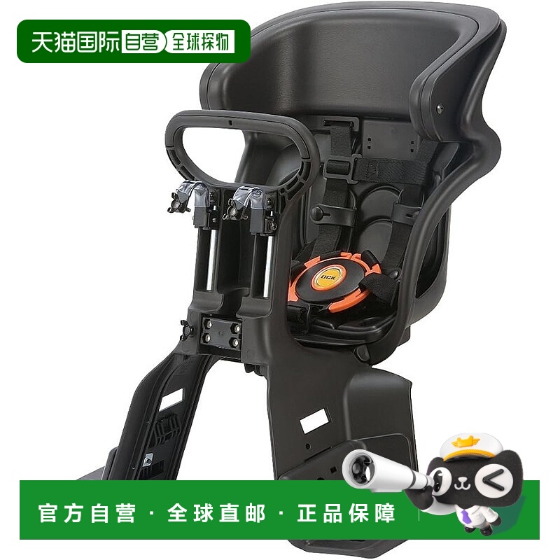 【日本直邮】OGK自行车儿童后座椅 带头靠安心舒适黑色 FBC-011DX