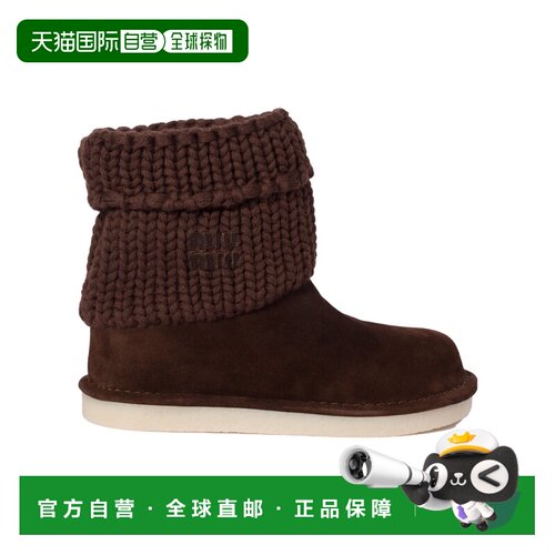 香港直邮MIU MIU 女士雪地靴 5U796E3A31F015F000【付后1h可退】