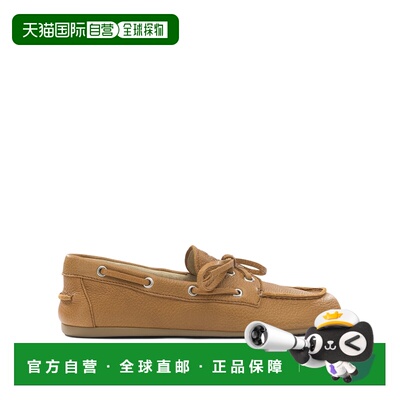 香港直邮Miu Miu 系带船型乐福鞋女鞋 5D123E8DIF005