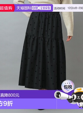 1h可退 日本直邮DRESSTERIOR 女装 弹性腰身 立体圆点印花 轻盈A