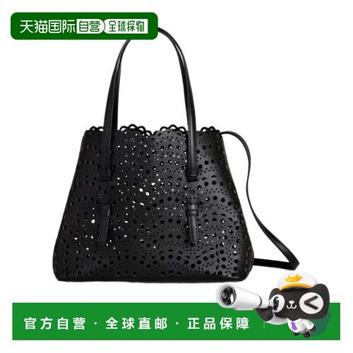 香港直邮ALAIA 女士手提包 AA1S06725I251999 AW2026 黑色 MINA 2
