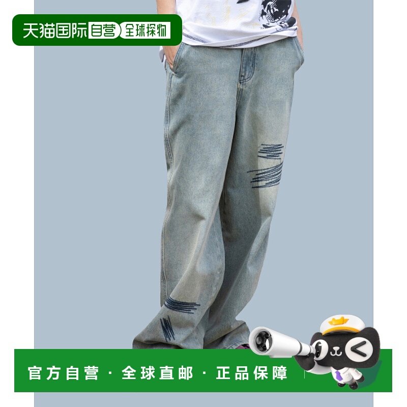 韩国直邮XTONZ 公用牛仔裤XP220BL正品时尚流行穿搭显瘦日常百搭