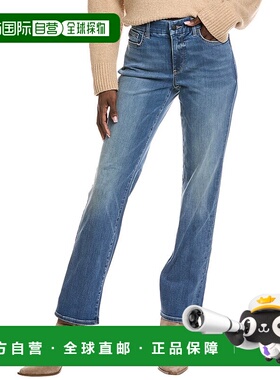 自营NYDJ Marilyn Picasso Lake Straight Leg Jean - blue 美国