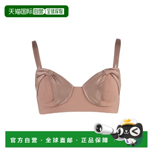 1h可退 香港直邮潮奢 Elisabetta Franchi 女士 蝴蝶结罩杯吊带 T