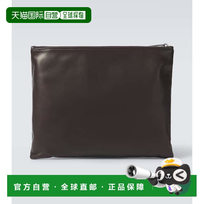 香港直邮潮奢 The Row 男士 Allegra leather clutch 手拿包 0009