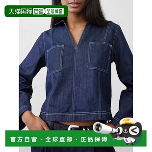 1h可退 日本直邮BANANA REPUBLIC 女装 全棉宽松版型天竺棉翻领V