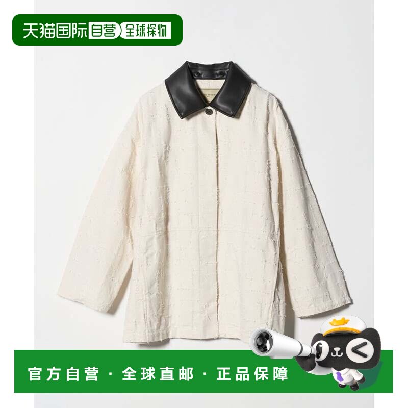日本直邮UNITED ARROWS 华夫格中款外套 NATURAL 连衣裙可水洗 - 实物图