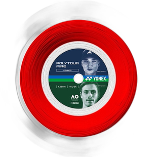 日本直邮Yonex Polytour Fire 125 200M 网球肠 PTF125R2-001
