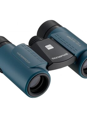 日本直邮olympus奥林巴斯便携双筒望远镜8x21蓝色轻巧高清防水