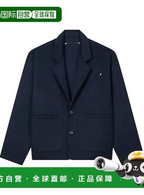 香港直邮KENZO 男士夹克 FF65VE2349WB79 AW2025 蓝色 Wool blaze