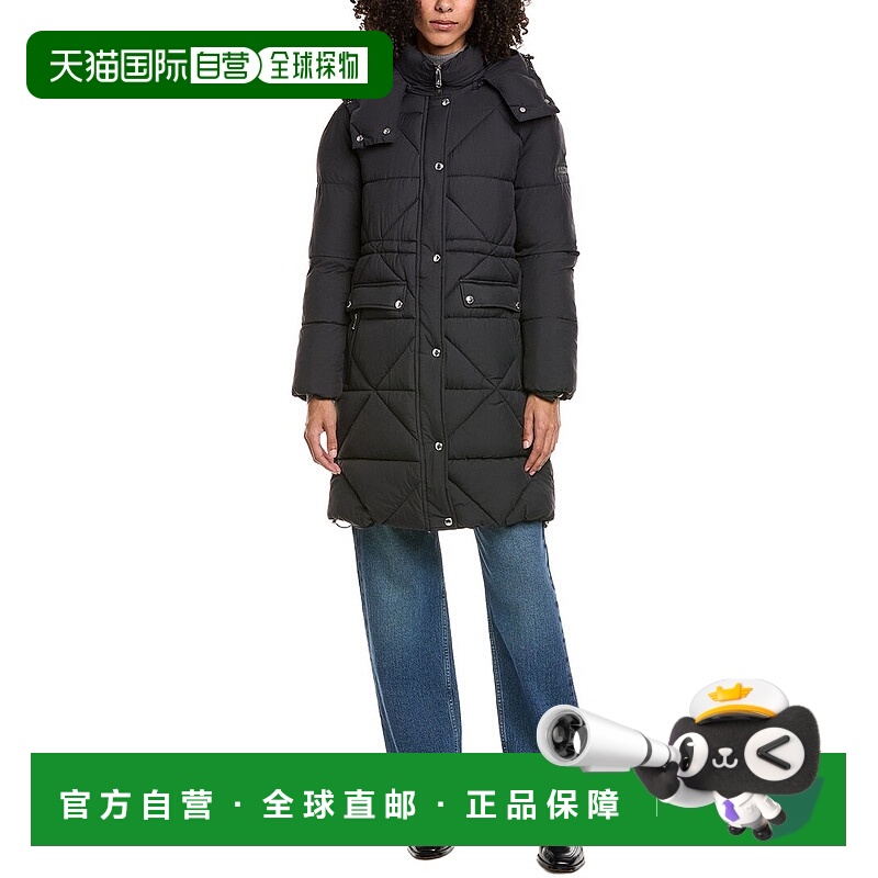 自营Sam Edelman Mixed Quilted Anorak - blue 美国奥莱直发